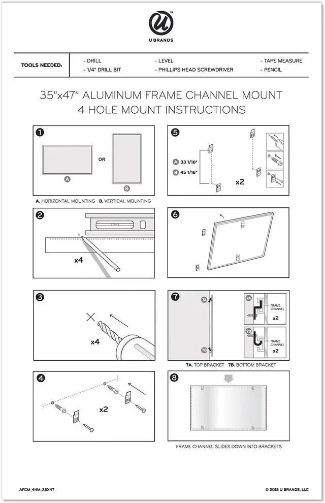 Alt view image 4 of 15 - PINIT Magnetic Dry Erase Board, 48 x 36 Inches, Silver Aluminum Frame UBR2807U0001