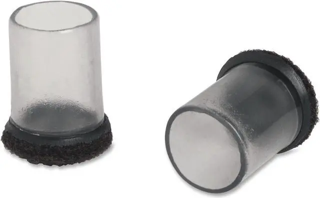 Alt view image 13 of 17 - Floor Protectors, Flexible Sleeve, 1", Clear