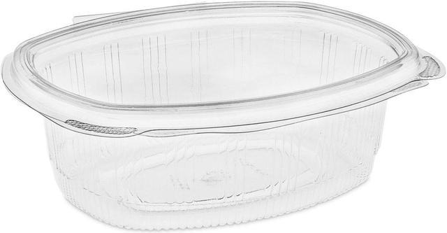 Pactiv Hinged Lid Deli Container 4.92x5.87x1.32 8 Oz 0ca910080000 : Target