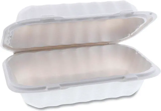 Main image of Pactiv Evergreen Container,Hoagie,9"x6",Wh YCN80961