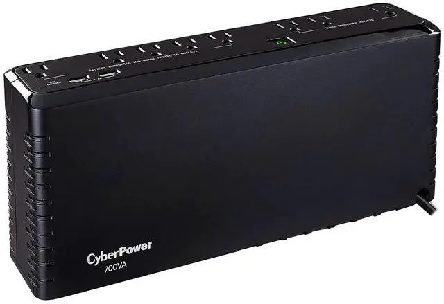 Alt view image 6 of 20 - CYBERPOWER SYSTEMS (USA), INC. SL700U STANDBY, 8 X NEMA 5-15R, NEMA 5-15P W/5 FT CORD, USB CHARGE PORTS, 3YR WTY