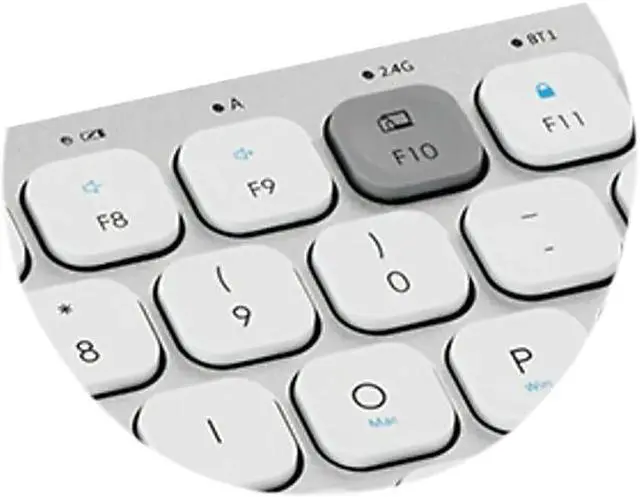 Alt view image 15 of 20 - Kensington K75504US Silver 2.4 GHz + Bluetooth Compact Keyboard