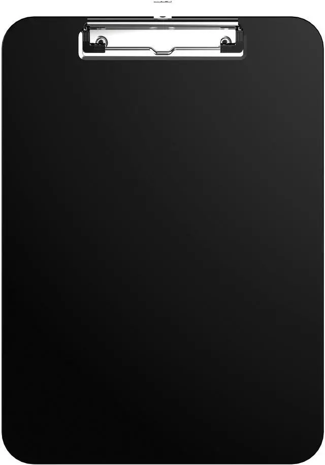 Alt view image 4 of 4 - Business Source Shatterproof Clipboard - Plastic - Black - 1 Each