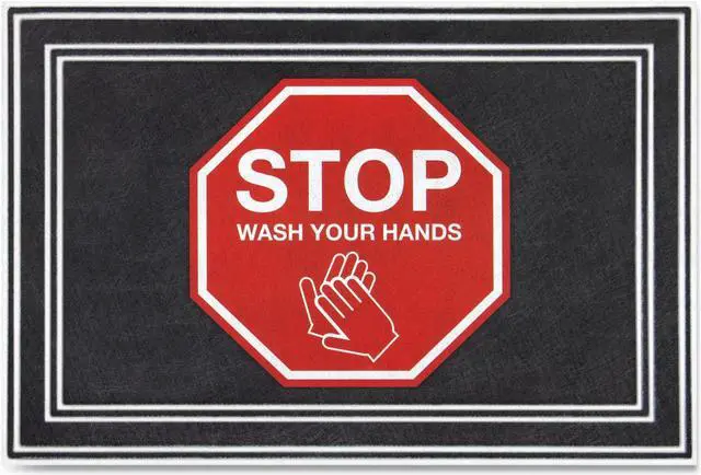 Alt view image 6 of 6 - Apache Mills Mat,Stop Wash Your H,Ccbk 3984528832X3