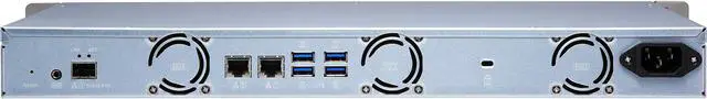 Alt view image 8 of 20 - QNAP TS-431XeU-8G-US 4-bay 1U Short-Depth Rackmount NAS (8GB RAM version) with Builti-in 10 GbE Network