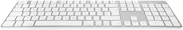 Alt view image 17 of 19 - Macally SLIMKEYPROA Ultra-Slim USB Wired Space Keyboard - Gray