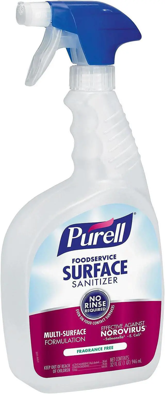 Alt view image 2 of 3 - Purell Foodservice Surface Sanitizer 32 oz. 6/Carton (3341-06)