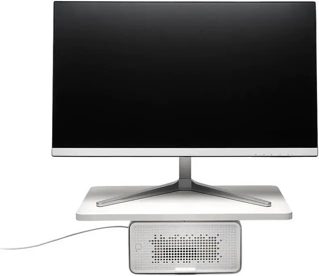 Alt view image 4 of 13 - Kensington FreshView Wellness Monitor Stand w/ Air Purifier 22.5" White K55460WW