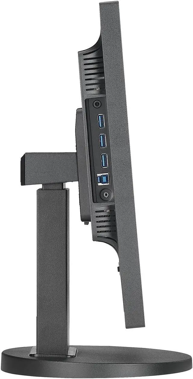 Alt view image 10 of 20 - NEC Display Solutions EX241UN-BK 24” Widescreen Full HD 6ms Monitor with 4-Sided Ultra-Narrow Bezel and IPS Panel, 250cd/m2, D-Sub, DVI, HDMI, DisplayPort,Tilt, Swivel, Pivot, Height-adjustable stand