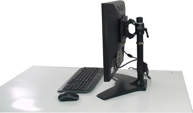 Alt view image 2 of 5 - Single monitor Stand Mount 32" Display for 24"- 32" LED/LCD Display. Compatible with75x75, 100x100 and 200x100 mounting patterns