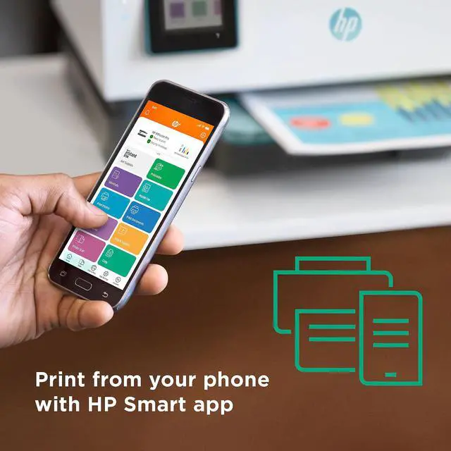 Alt view image 7 of 13 - HP Officejet Pro 8035e Inkjet Multifunction Printer Color Oasis 1L0H7AB1H