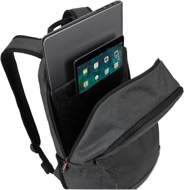 Alt view image 16 of 20 - Case Logic Era 15.6" Laptop Backpack, Obsidian
