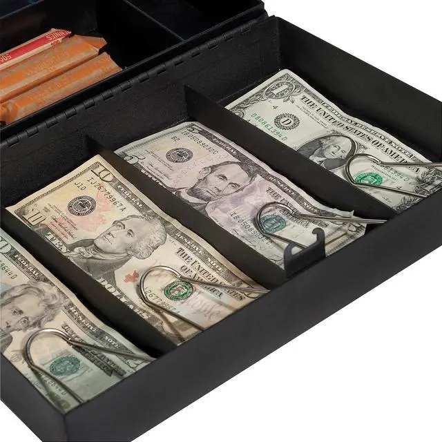 Alt view image 3 of 13 - BARSKA CB11794 Cash Box,Compartments 10,3 in. H