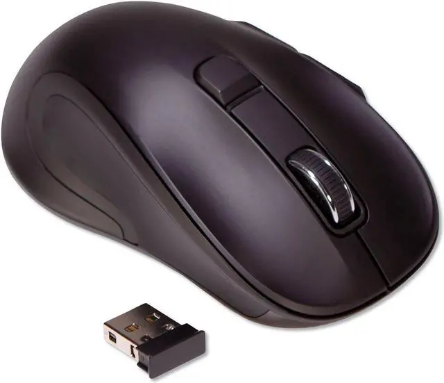 Alt view image 15 of 17 - Innovera Mouse,Wrls,Mid-Size,Bk 61500