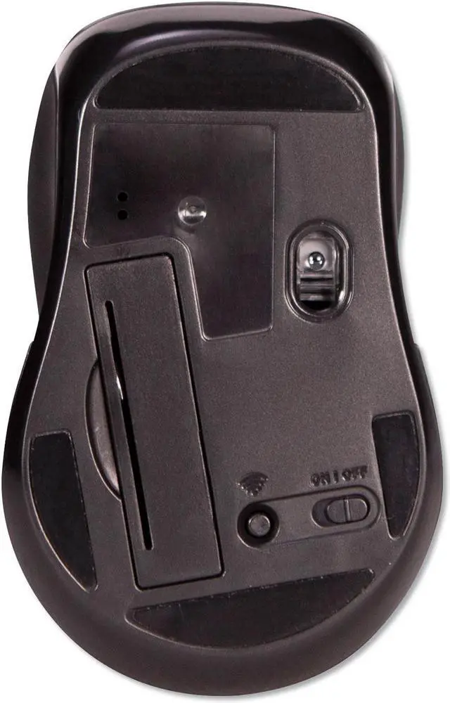 Alt view image 16 of 17 - Innovera Mouse,Wrls,Mid-Size,Bk 61500