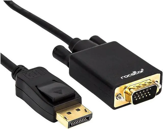Alt view image 14 of 16 - Rocstor Y10A172-B1 6Ft DisplayPort to VGA M/M Cable Supports 1080P 60HZ