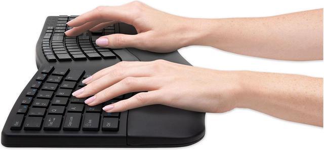 Alt view image 13 of 20 - Kensington Pro Fit Ergo Wireless Keyboard-Black K75401US