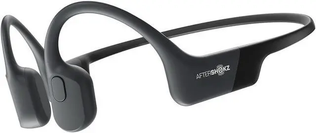 Alt view image 15 of 19 - Aftershokz Aeropex Open-Ear Wireless Headphones (Cosmic Black)