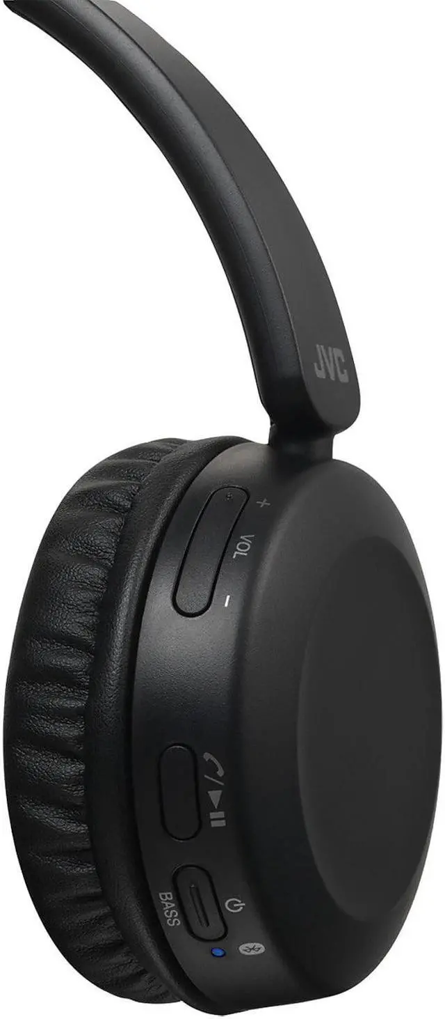 Alt view image 18 of 20 - JVC HAS31BTB Foldable Bluetooth On-Ear Headphones (Carbon Black)