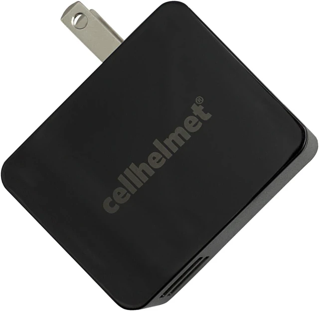 Alt view image 5 of 7 - cellhelmet 2.4-Amp Dual-Port Smart Wall Charger (WALL-2.5/2-B) CHELWALL252B