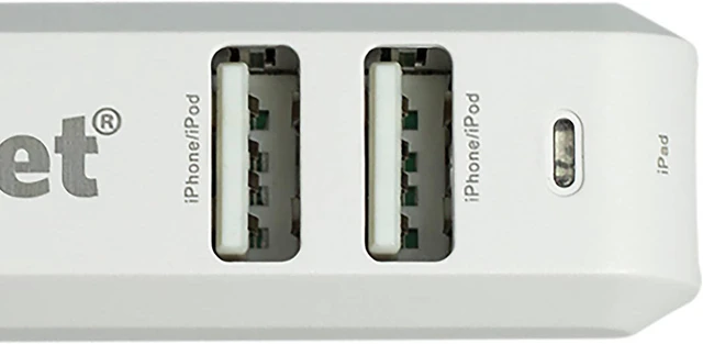 Alt view image 2 of 8 - cellhelmet 4.8-Amp 3-Port USB Car Charger (CAR-4.8/3-W) CHELCAR483W