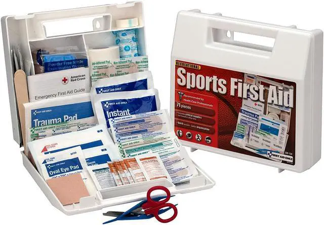 Alt view image 13 of 15 - Sports First Aid Kit for 10 People 71 Pieces/Kit