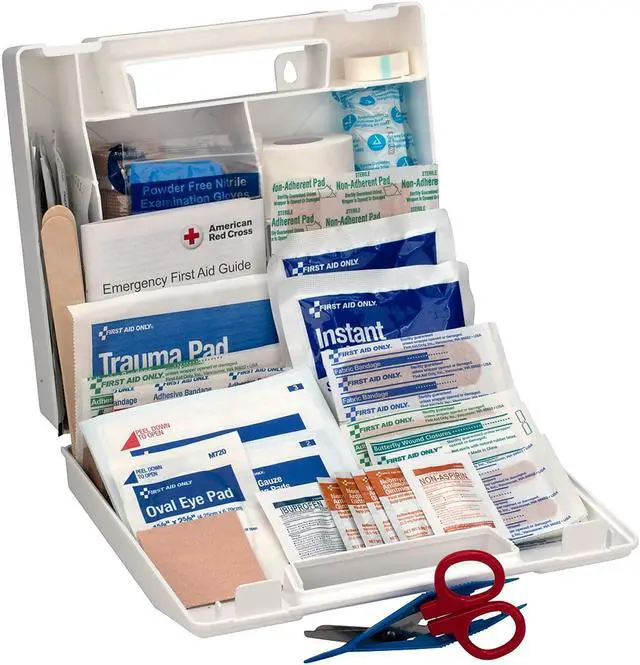 Alt view image 15 of 15 - Sports First Aid Kit for 10 People 71 Pieces/Kit
