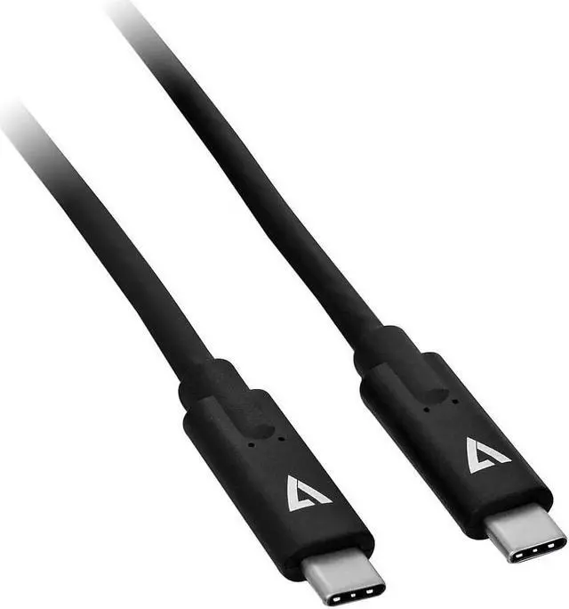 Alt view image 4 of 6 - V7 6.56ft USB Type-C to USB Type-C Data Transfer Cable V7UCC-2M-BLK-1N