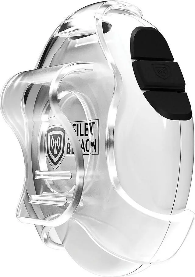 Alt view image 16 of 16 - Silent Beacon Personal Emergency Response Communicator SB101CW1, White