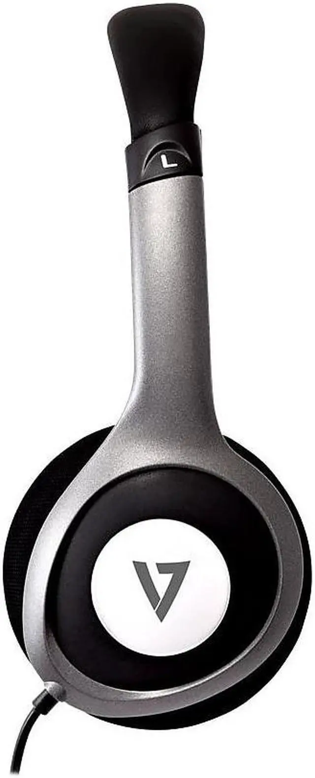 Alt view image 5 of 11 - V7 Deluxe Stereo Headphones with Volume Control (HA520-2NP)