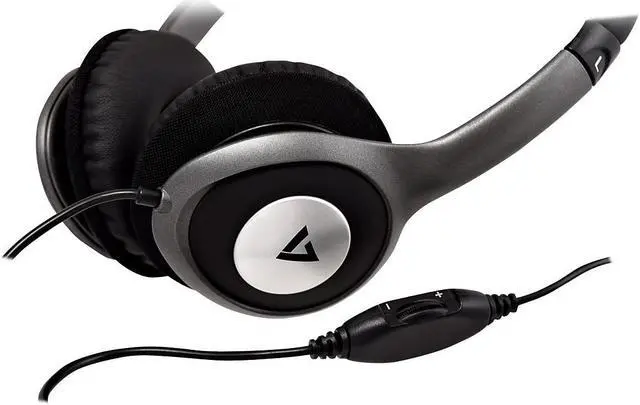 Alt view image 7 of 11 - V7 Deluxe Stereo Headphones with Volume Control (HA520-2NP)