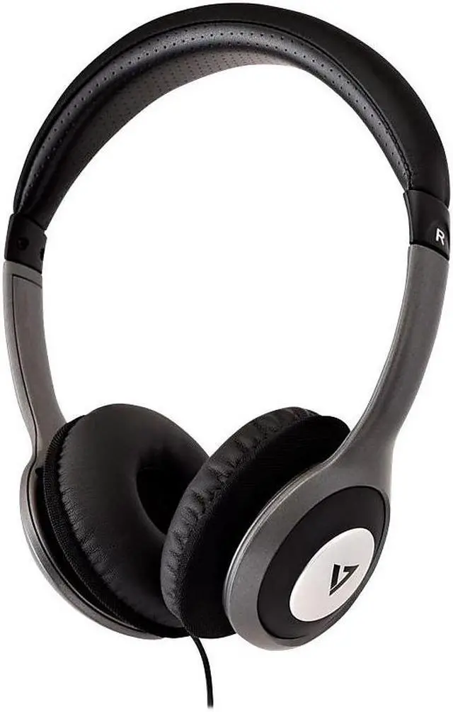 Alt view image 6 of 11 - V7 Deluxe Stereo Headphones with Volume Control (HA520-2NP)