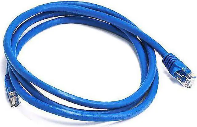 Alt view image 5 of 10 - Monoprice Cat5e Ethernet Patch Cable - 5 Feet - Blue | Network Internet Cord - RJ45, Stranded, 350Mhz, UTP, Pure Bare Copper Wire, 24AWG