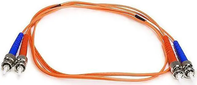 Alt view image 6 of 6 - Monoprice Fiber Optic Cable - 1 Meter - Orange | ST to SC, OM1, 62.5/125 Type, Multi Mode, Duplex