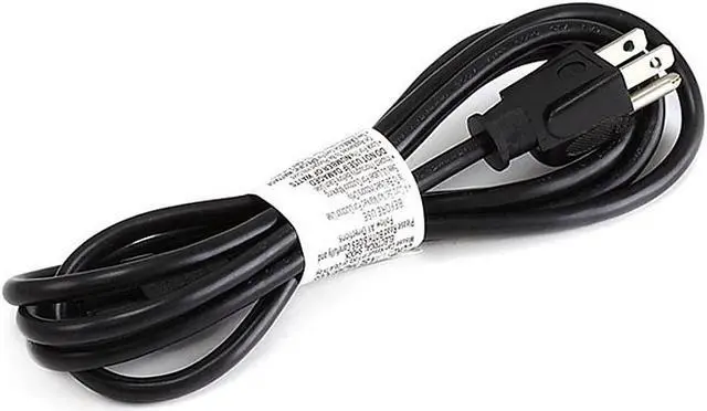 Alt view image 11 of 19 - Monoprice Power Cord - 6 Feet - Black | NEMA 5-15P to IEC 60320 C5, 18AWG, 10A/1250W, 3-Prong