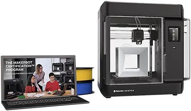 Alt view image 12 of 14 - Makerbot Sketch Single 3D Printer Classroom Kit