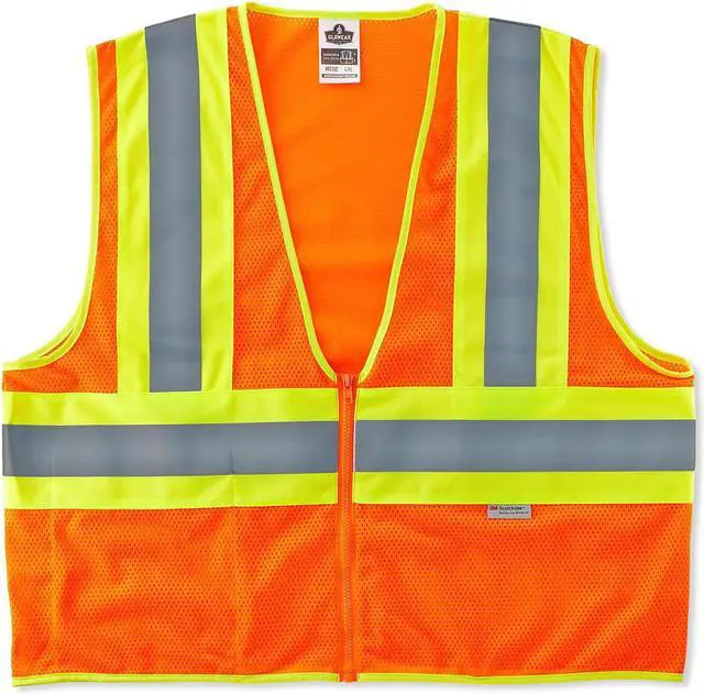 Main image of Ergodyne GloWear 8230Z Class 2 Hi-Visibility Two-Tone Vest Orange 2XL/3XL 21317