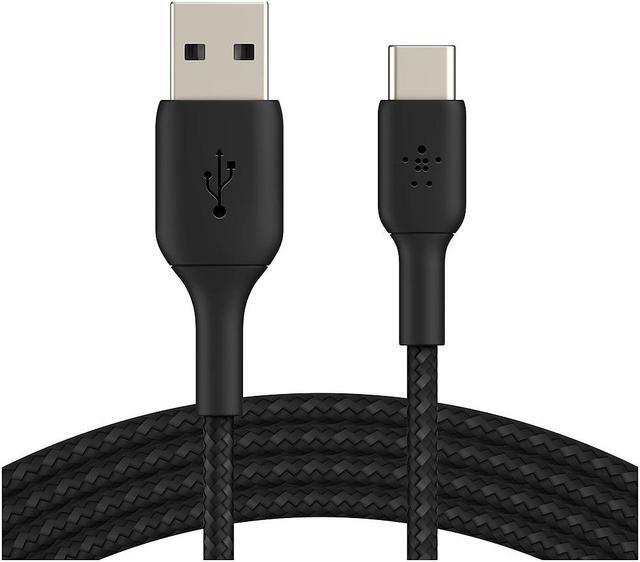 Alt view image 14 of 20 - Belkin CAB002bt2MBK Black BOOST CHARGE Braided USB-C to USB-A Cable 6.56 ft. (2.0 m)