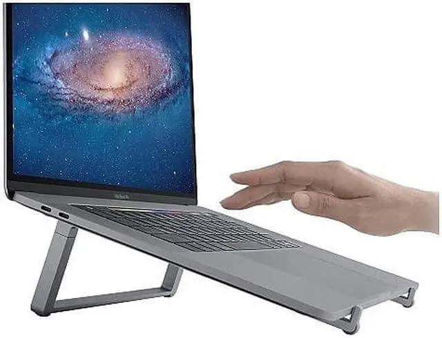 Alt view image 16 of 16 - Rain Design 10083 mBar Pro Foldable Laptop Stand - Space Grey
