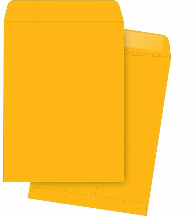 Alt view image 6 of 6 - Business Source Catalog Envelopes 20Lb. 9"x12" 250/BX Kraft 42104