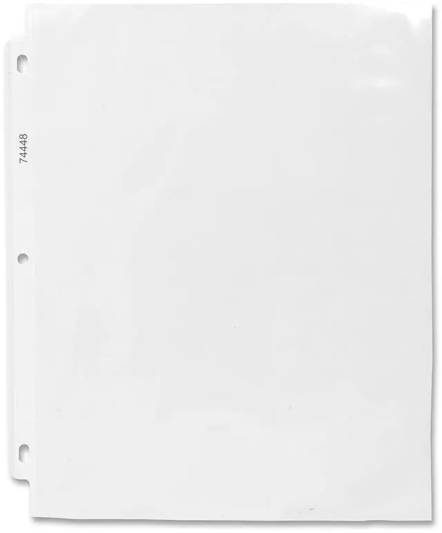 Alt view image 5 of 5 - Business Source Sheet Protectors Top Load 2.0mil 11"x8-1/2" 200/PK Semi-CL 74448