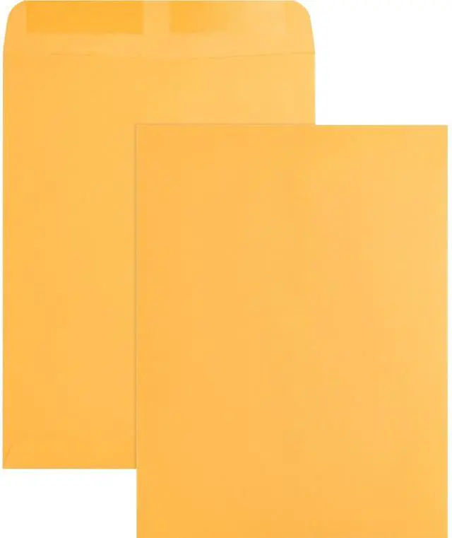 Alt view image 12 of 12 - Business Source Catalog Envelopes Plain 9"x12" 250/BX Kraft 42100
