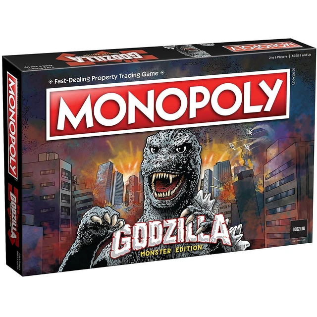 Alt view image 2 of 10 - USAopoly MONOPOLY: Godzilla (USAMN133710)