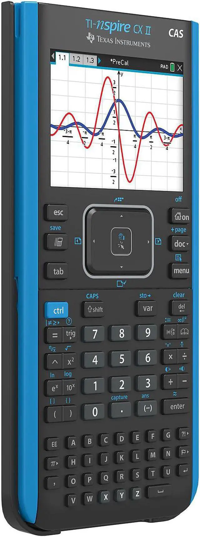 Alt view image 13 of 17 - Texas Instruments - NSCXCAS2/TBL/2L1/A - TI Nspire CX II CAS Student So