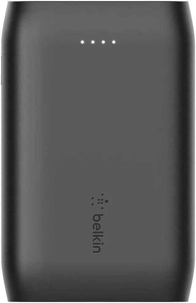 Alt view image 10 of 12 - Belkin 10000mAh Portable Power Bank Charger Dual USB & USB-C In/Out - Black