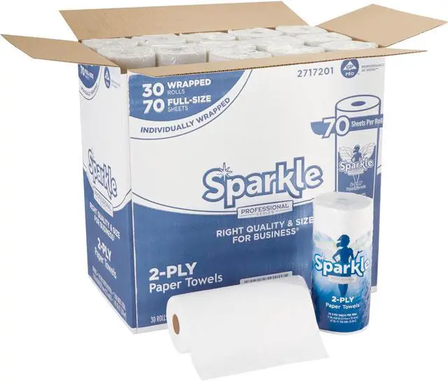 Alt view image 6 of 11 - Georgia Pacific Sparkle Premium Roll Towels 70 Sheets/Roll