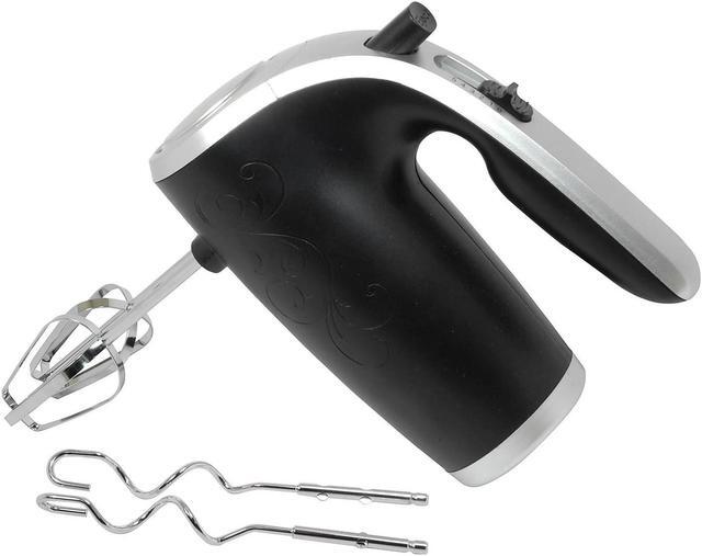 Alt view image 8 of 9 - Better Chef IM-814B 5 Speed 150 Watt Hand Mixer with Silver Accents, Black