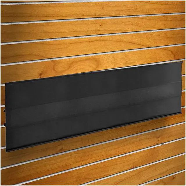 Alt view image 2 of 7 - Azar Displays Extended Graphic Sign Holder 9 x 36-inch 600936-BLK