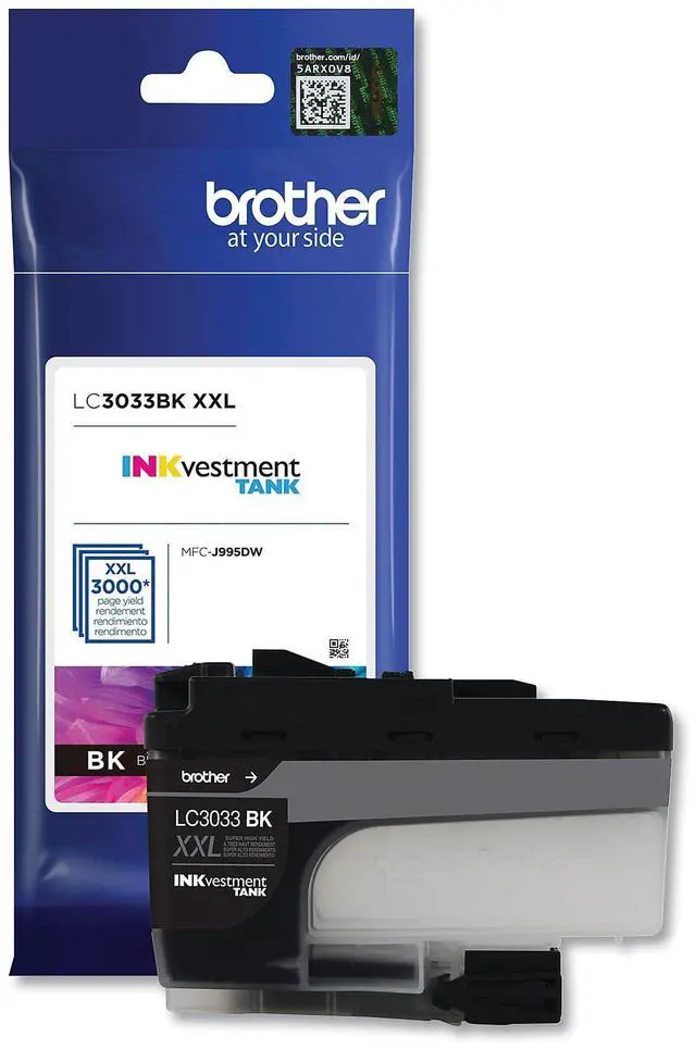 Alt view image 7 of 10 - Black Extra High Yield Ink Cartridge for Brother LC3035BK MFC-J805DW, MFC-J815DW XL, MFC-J995DW, MFC-J995DW XL, Genuine Brother Brand