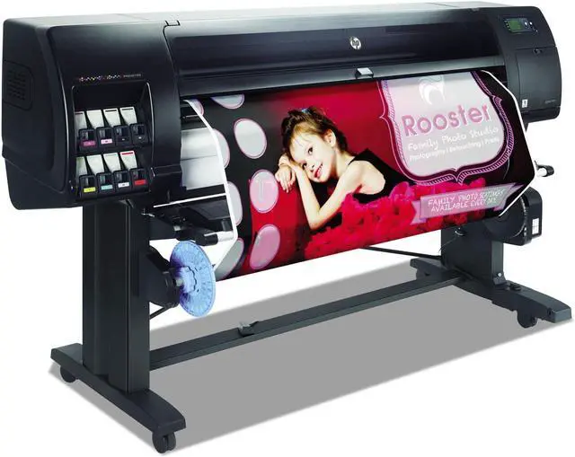 Alt view image 5 of 7 - HP Designjet Z6810 2400 x 1200 dpi Color Print Quality Ethernet (RJ-45) Thermal Inkjet Large Format Color 60-in Production Printer (8-Color)